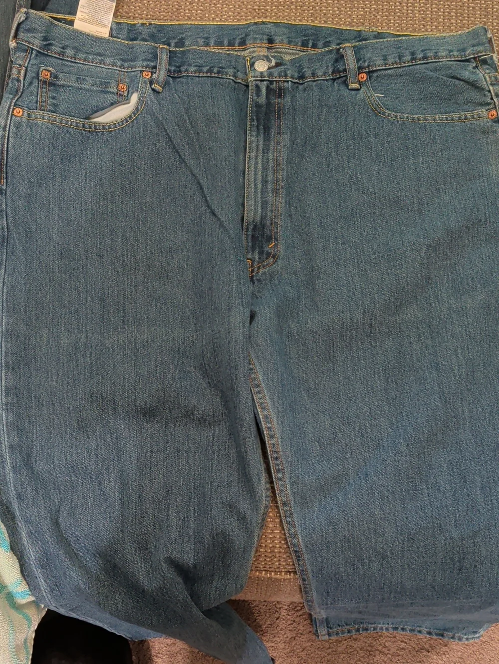 Levi's Men’s Blue Denim Jeans - Classic 505 Fit